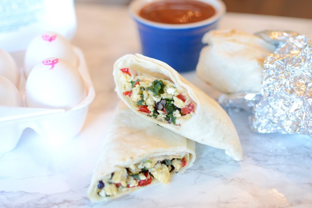 Southwest Breakfast Burritos with Eggland's Best