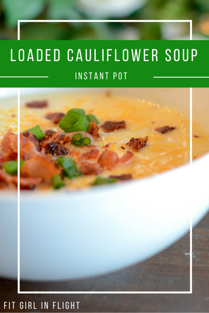 Loaded Cauliflower Baked Potato Soup