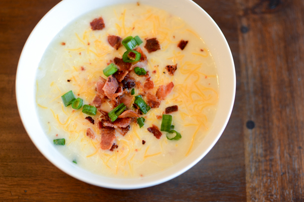 Cauliflower Baked Potato Soup