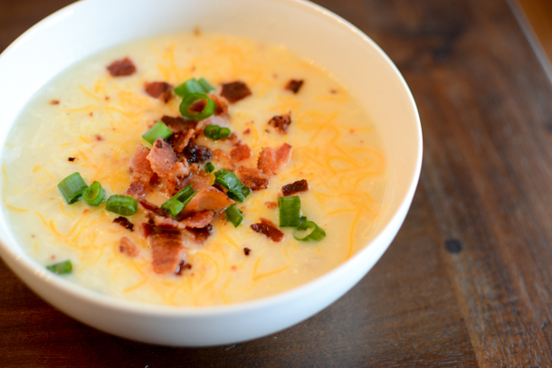 Cauliflower Baked Potato Soup