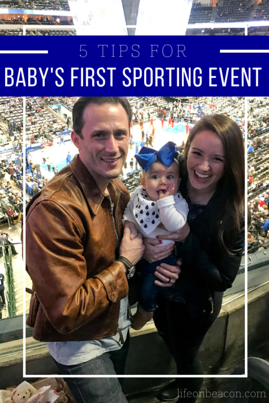 5 tips for Baby's first sporting event