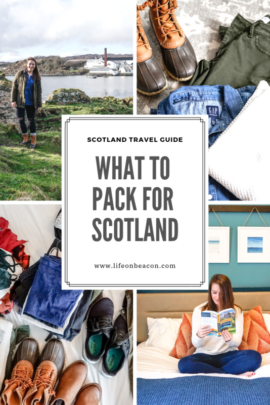 What to pack for Scotland