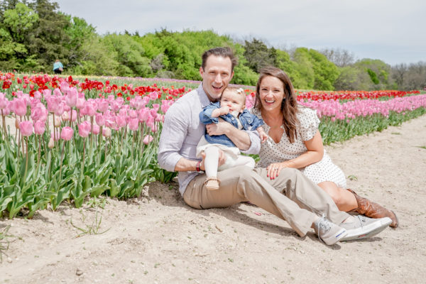 Visiting the Tulip Fields at Poston Gardens, near Dallas TX