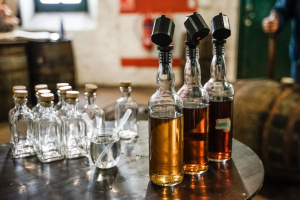 Cask samples at Laphroaig, Islay