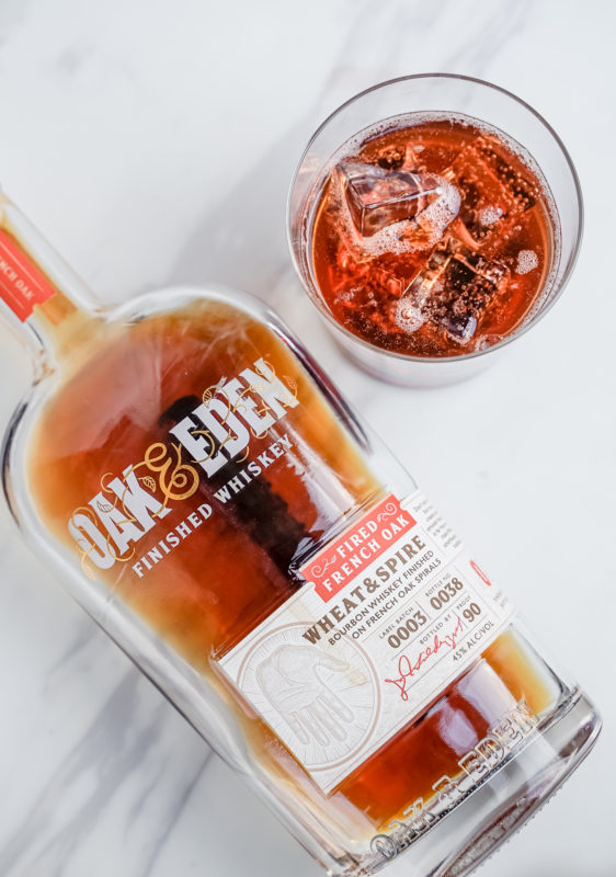 Vanilla Cherry Bourbon Smash with Oak & Eden