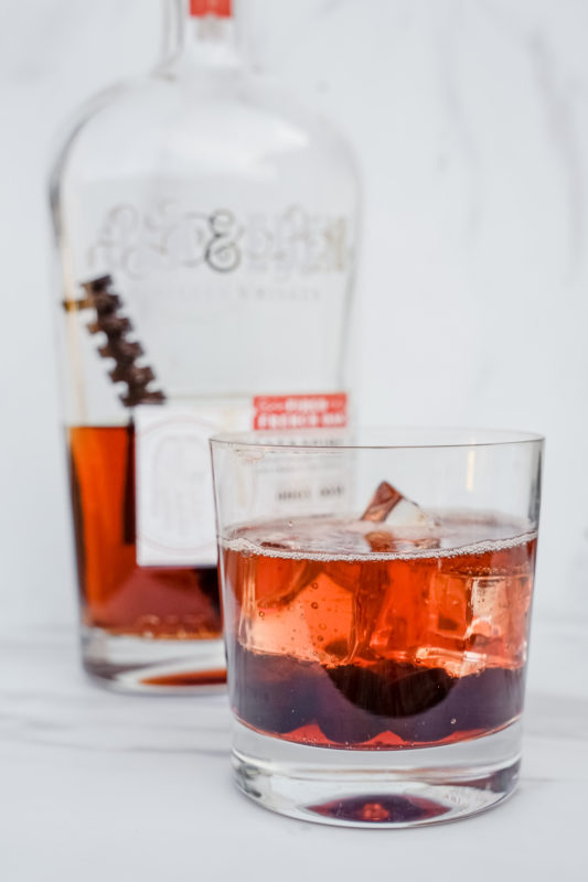 Vanilla Cherry Bourbon Smash with Oak & Eden