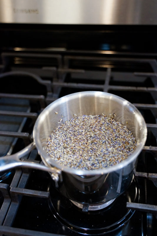 Homemade Lavender Simple Syrup