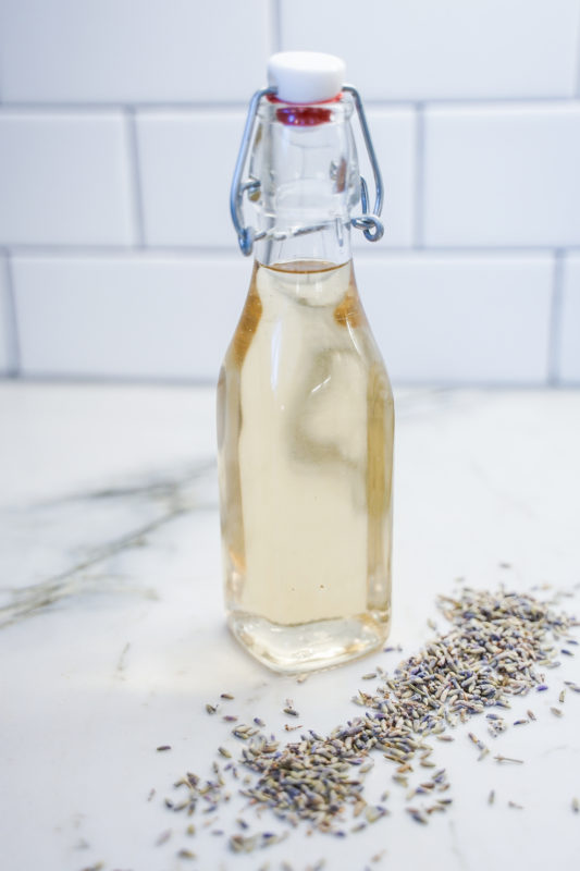 Homemade Lavender Simple Syrup