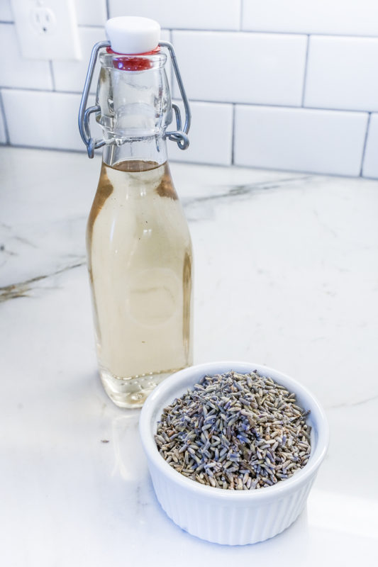 Homemade Lavender Simple Syrup