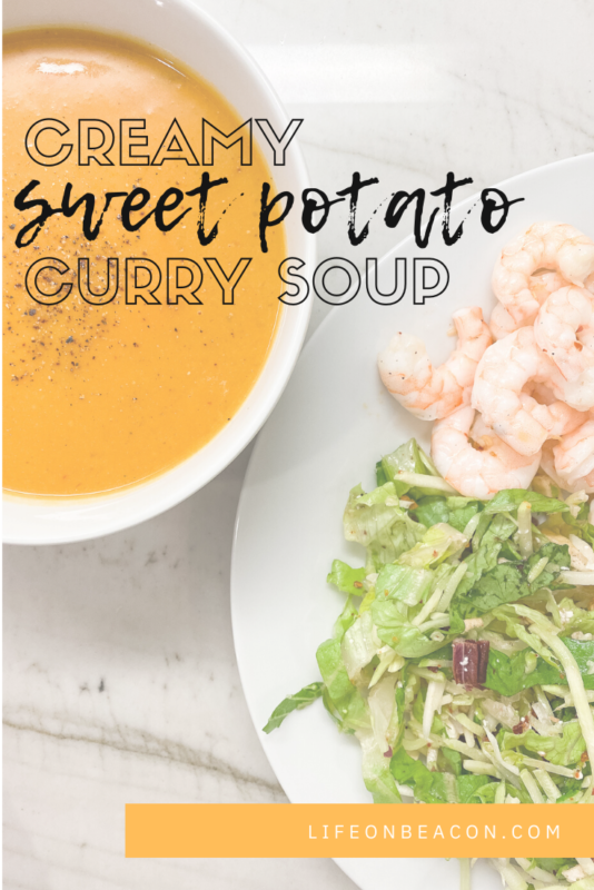 Creamy Sweet Potato Curry Soup Recipe