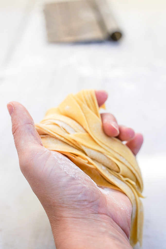 Easy homemade pasta dough with KitchenAid pasta roller