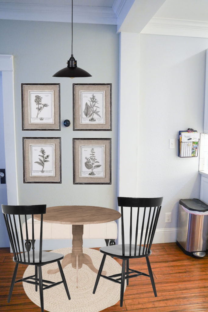 Transforming a dysfunctional eat-in kitchen nook: Inspiration
