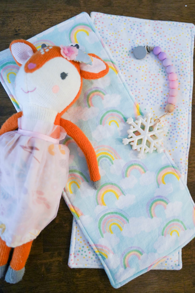 Easy, Super Absorbent 10 Minute Baby Burp Cloths: Full photo tutorial