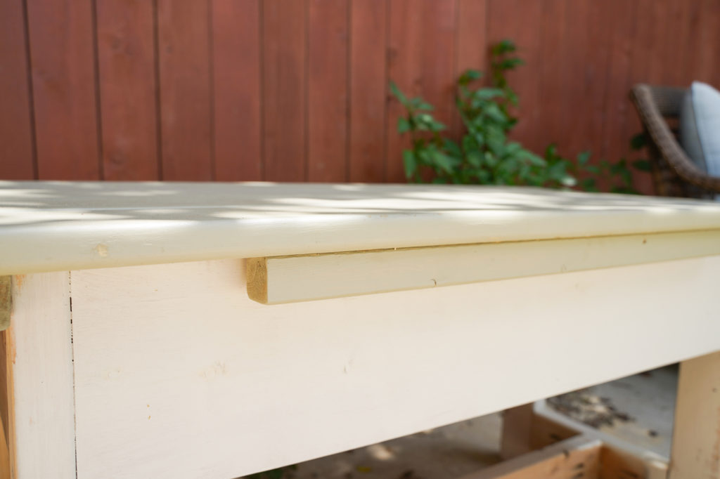 Removable top for a DIY Sand Table, with full directions and photos