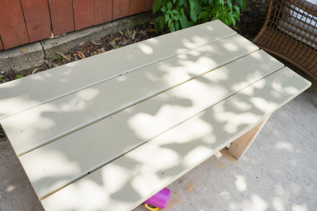 Removable top for a DIY Sand Table, with full directions and photos