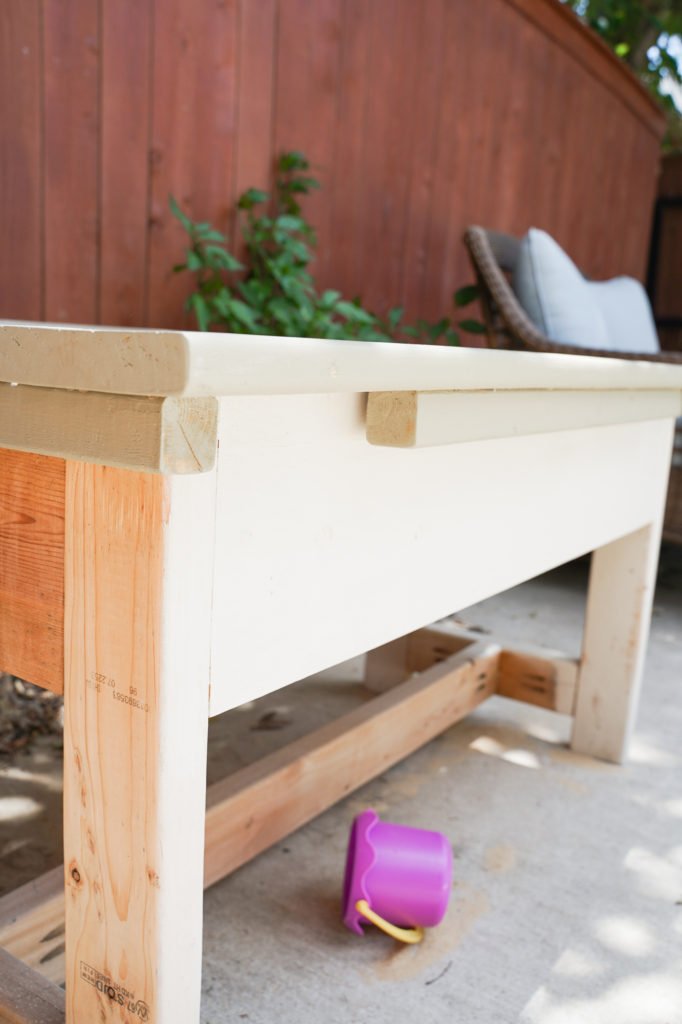 Removable top for a DIY Sand Table, with full directions and photos