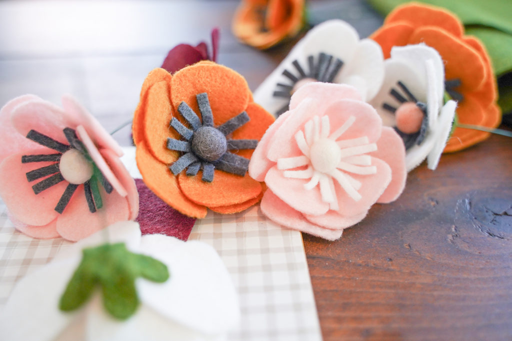 DIY Felt Flower Mobile for a Nursery - Under $15!