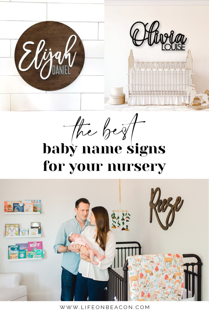 The Best Baby Name Signs for Your Nursery