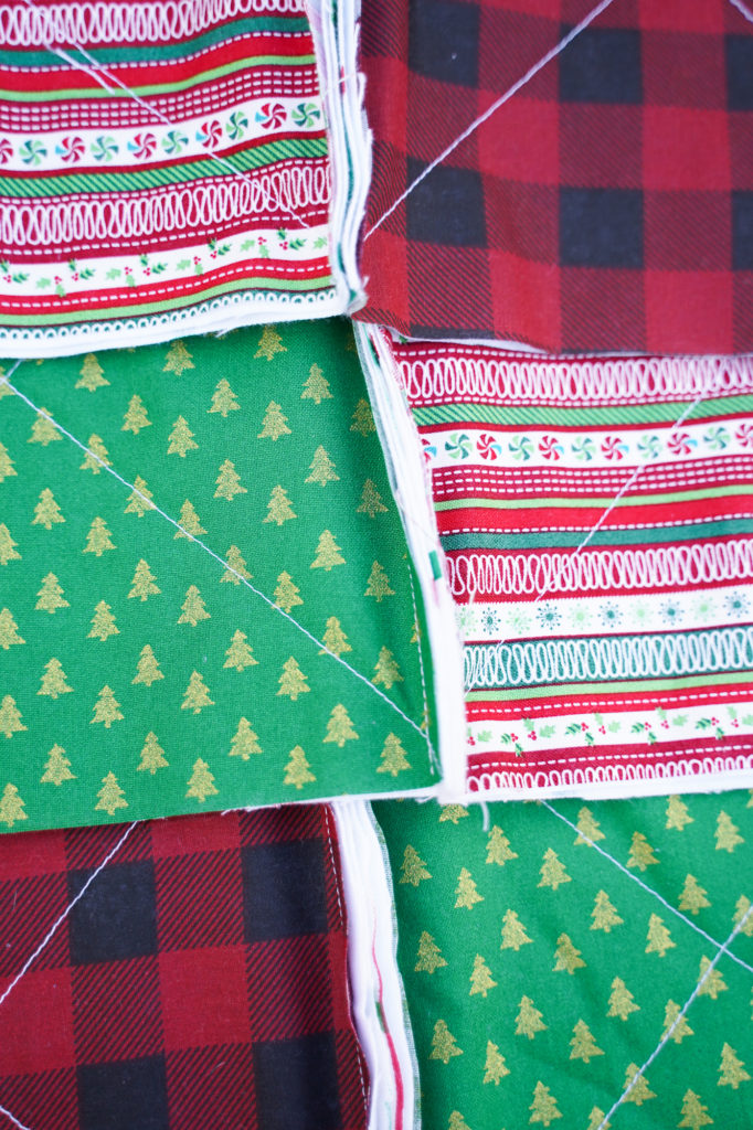 Christmas Rag Quilt Tutorial