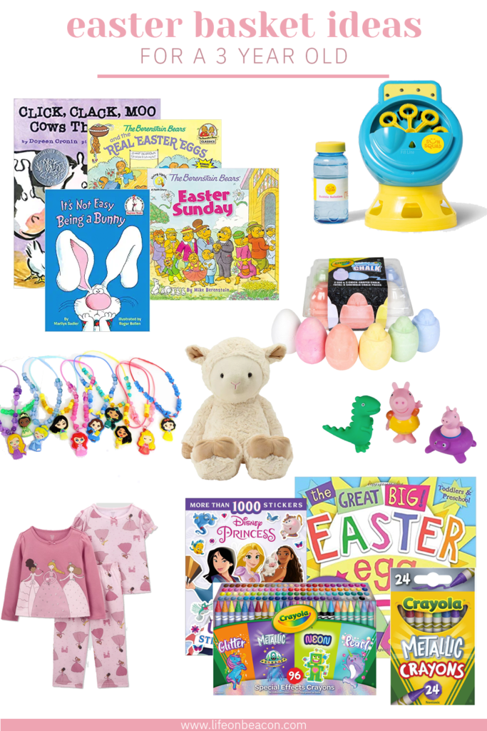 Fun affordable Easter basket ideas for a 3 year old that aren't candy
