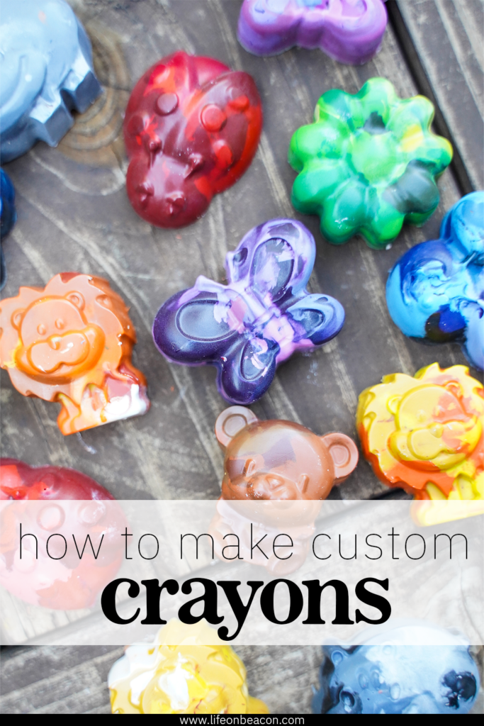 How to melt crayons to create custom crayons