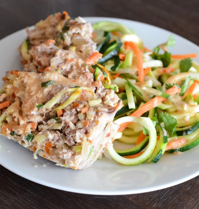 Thai Mini Meatloaf Meal Prep
