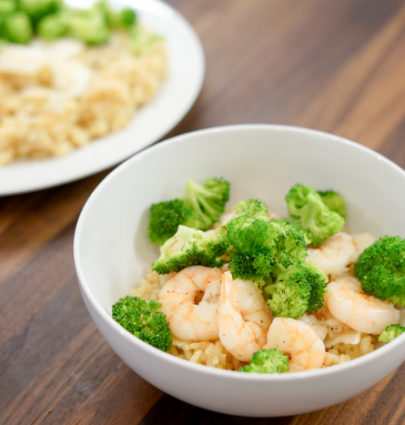 Easy Weeknight Risotto and Veggies