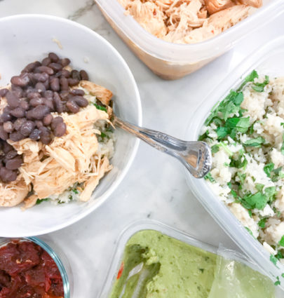 Chicken Burrito Bowl Meal Prep