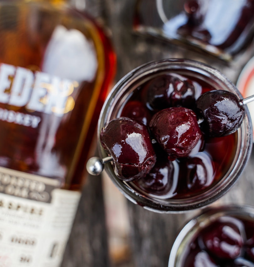 Vanilla Bourbon Cocktail Cherries