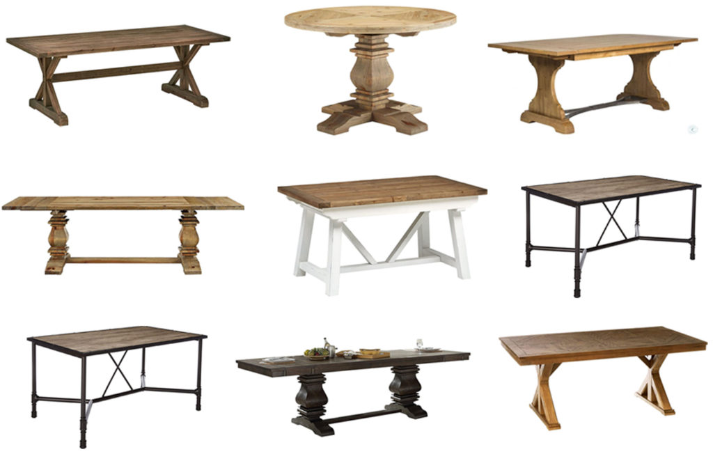 Affordable Farmhouse Dining Tables Available on Amazon