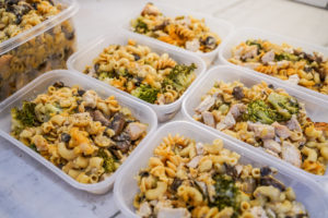 High Protein Chicken Pasta Bake. Easy meal prep idea