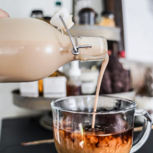 Easy recipe for homemade bourbon cream liqueur