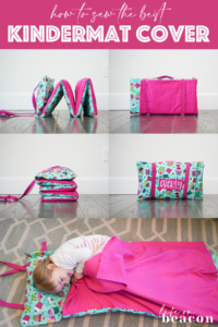 How to sew a Kindermat nap mat cover for preschoolers