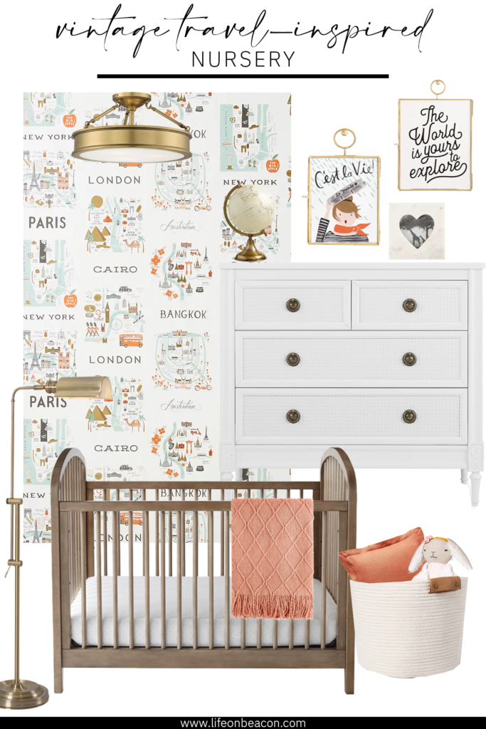 Vintage Travel-Inspired Nursery Design