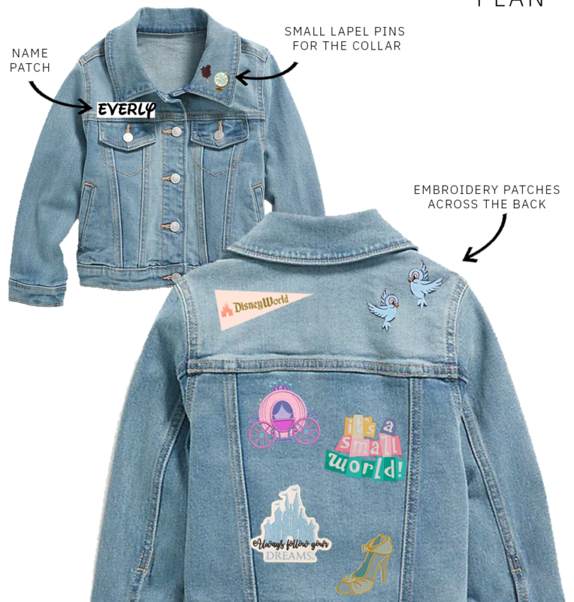 Designing a Custom Disney Patch Jacket