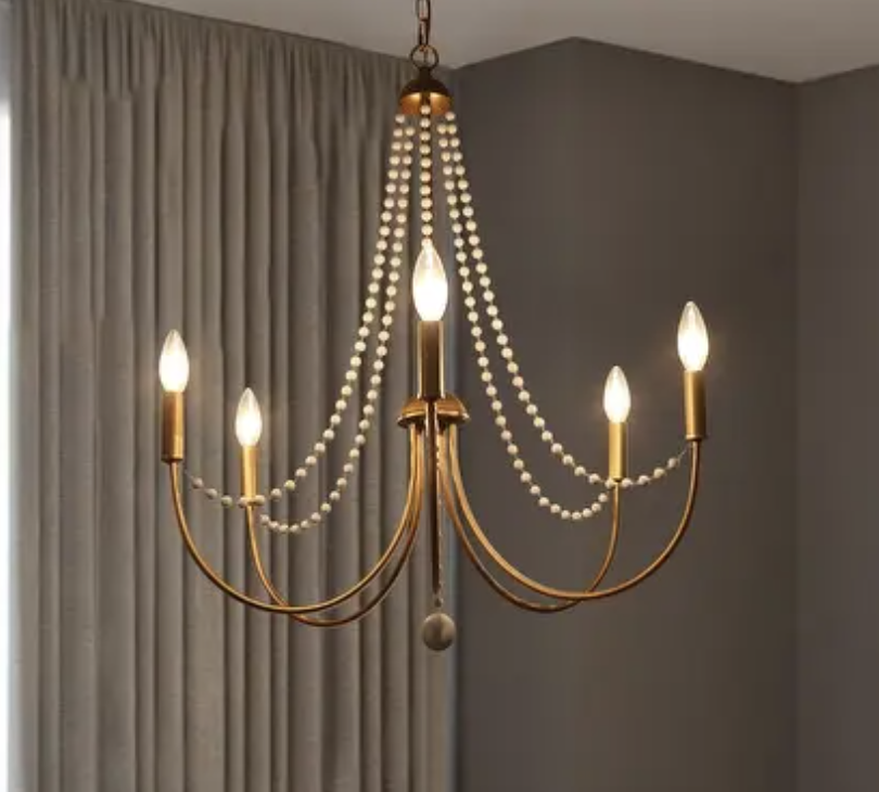Vintage-Look Chandeliers For the Bathroom (Budget-Friendly)
